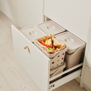 Sustain sopsorteringskärl, grå