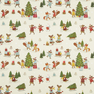 Julpapper julmotiv 70 cm x 4 m