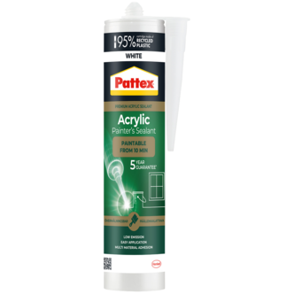 Pattex Painting Sealant målarfog utomhus, vit, 280 ml