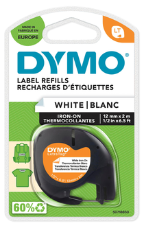 Dymo LetraTag iron-on merkebånd til stoffetiketter