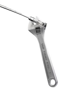 Teleskopisk magnet med lysdiod