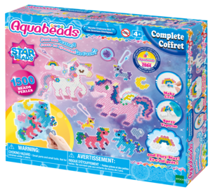 Aquabeads Mystic Unicorn vattenpärlor, från 4 år