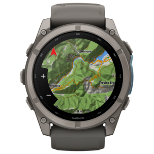 Garmin fēnix 9 äventyrsklocka, stengrå titan