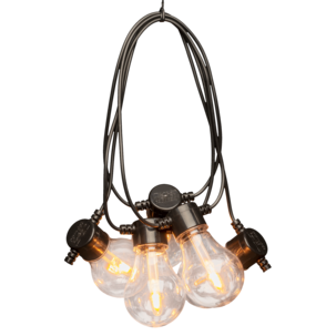 Konstsmide ljusslinga glödlampor LED, 4,5 m, utbytbara ljuskällor