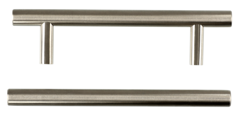 Handtag, matt rostfritt stål