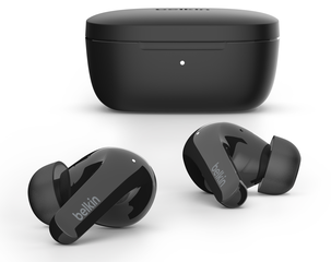 Belkin Soundform Flow, trådlösa hörlurar med mikrofon
