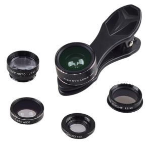 Linser til mobilkamera, 5-i-1