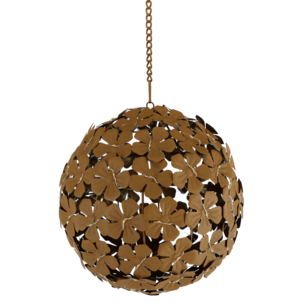 Northlight Aurinkokennovalaisin roikkuva pyöreä kukkia, 23 cm