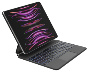 Tastatur for iPad Pro 12,9 tommer, futteral med stativ