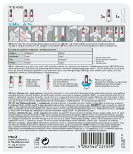 Tesa limspiker, 2-pakning