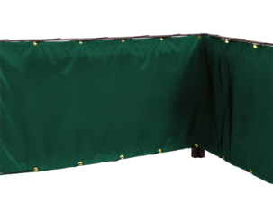 Balkongskjerming 240 x 80 cm, tekstil