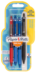 Kulspetspennor Paper Mate InkJoy 300RT, 4-pack
