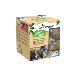 Green Protect Go Away Mouse Rat museskremmer, 2-pakning