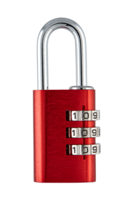 Riippulukko koodilla, leveys 30 mm