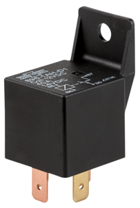 Bilrele, 1-pol. sluttende