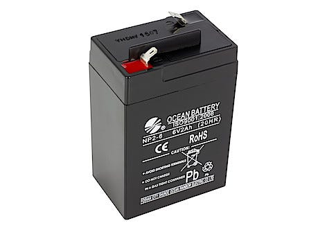 Batteri 6 V/2 Ah