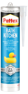 Pattex silikon innendørs, transparent