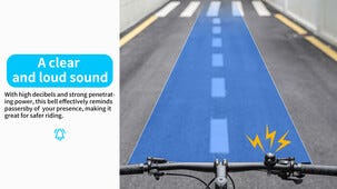 Ringklocka cykel med gömma för AirTag tracker