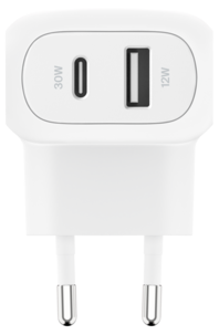 Belkin BoostCharge hurtiglader USB-C og USB-A, 42 W
