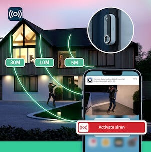 Arlo trådlös smart videodörrklocka HD, 1-pack