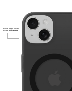 Holdit Transparent Case MagSafe iPhone 15, 14, 13 mobildeksel