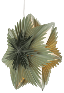 Adventsstjerne i papir 35 cm, Northlight