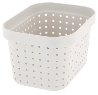 Oppbevaringskurv Neat beige, resirkulert plast