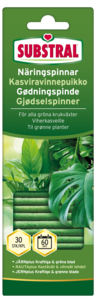 Substral næringspinner til grønne potteplanter, 30-pakning
