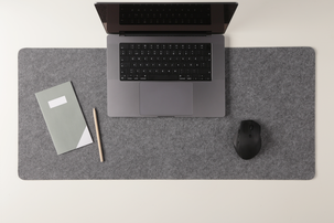 Skrivebordsunderlag i filt, 90 x 40 cm