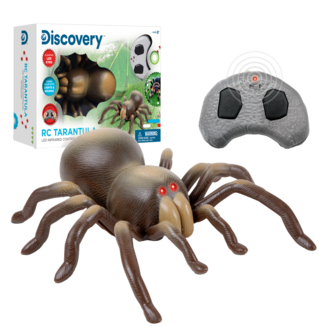 Kauko-ohjattava hämähäkki, ääni- ja valotehosteita, yli 8-vuotiaille