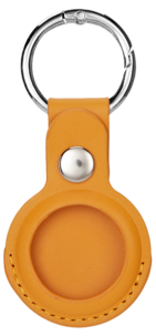 Anmiki Airtag-hållare med nyckelring, konstläder