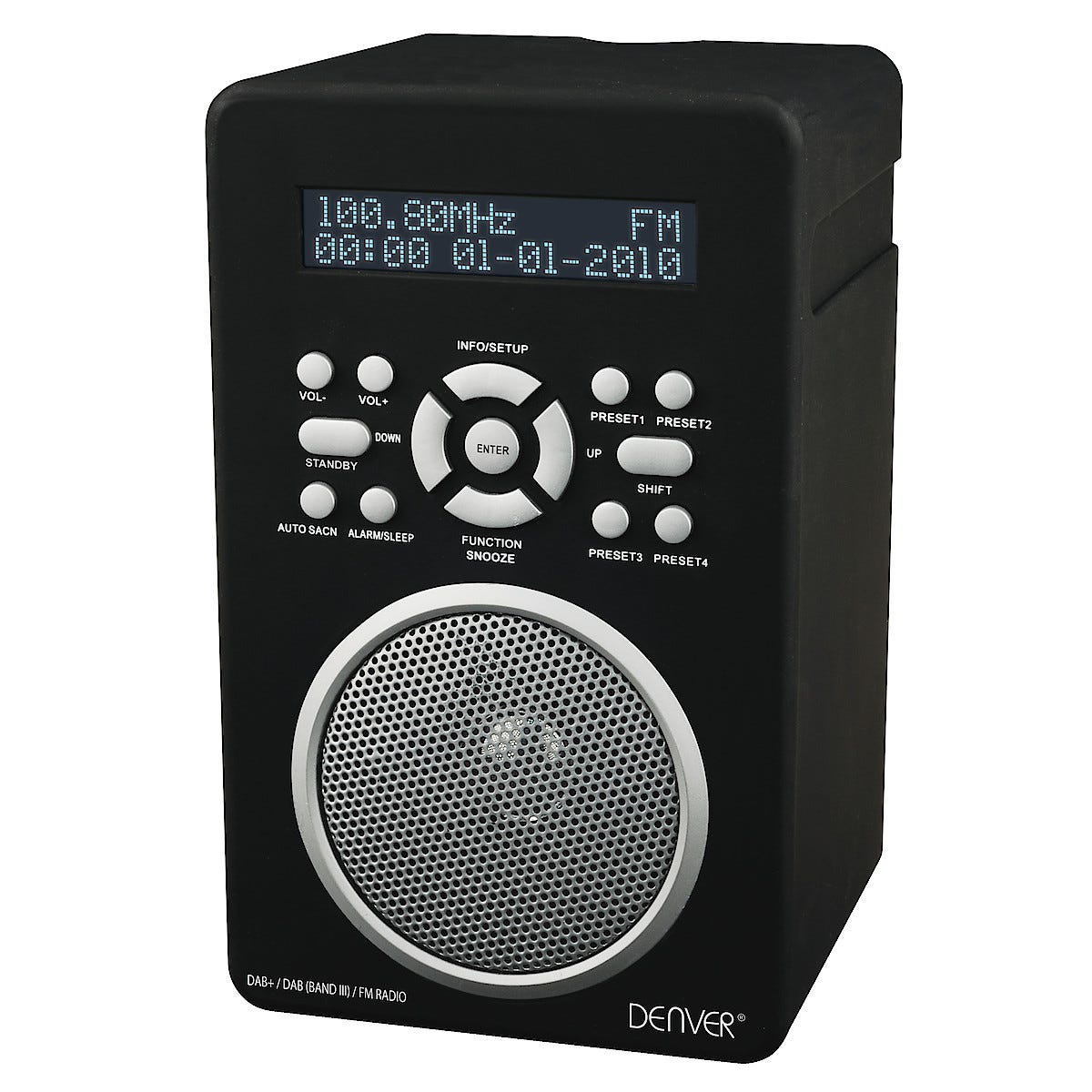 DAB/FMradio/MP3högtalare Denver TR43C PLUS Clas Ohlson