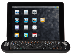 Exibel Bluetooth-tastatur med innebygd stativ