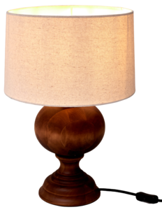 Northlight Otilia bordlampe i tre, 45 cm