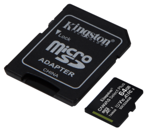 MicroSDHC/-SDXC minneskort Klass 10, Kingston Canvas Select Plus SDCS2