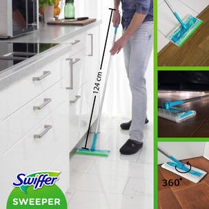Swiffer Sweeper Startkit, moppi ja lattialiinat