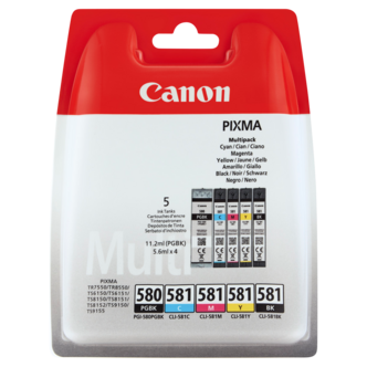 Canon PGI-580/CLI-581 blekkpatroner multipack, PGBK,C,M,Y,BK