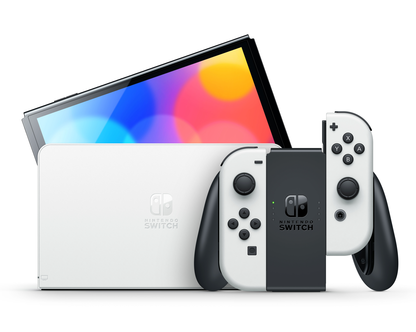 Nintendo Switch OLED, valkoinen