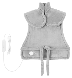 Varmeteppe for rygg og skuldre, 84 x 61 cm