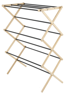 Torkställning trä och metall, hopfällbar