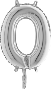 Sifferballong silver