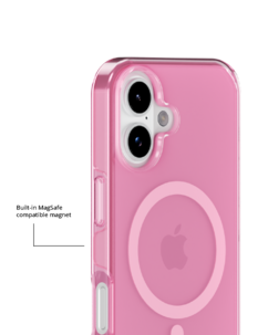 Holdit Transparent Case MagSafe iPhone 17 mobilskal