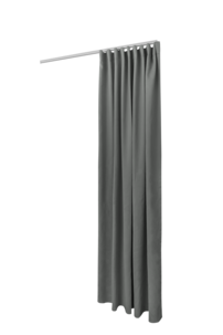 Mörkläggande gardin Blackout, mörkgrå, 1-pack