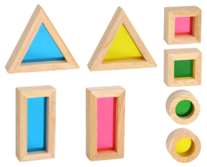 Sateenkaaripalikat aistipalikat 8 osaa, yli 2-vuotaille