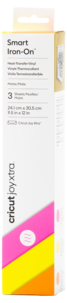 Cricut Smart Iron-On Vinyl Joy Xtra, Glowstick Sampler, 3-pack