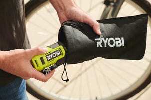 Ryobi minikompressor 4 V batteridrevet USB RI4-0