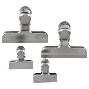 Metallklämma rostfritt stål, 4-pack