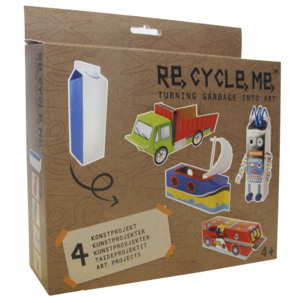 Re cycle me, mjölkförpackning 1