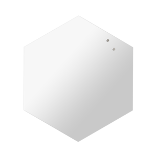 Magneettinen peili Naga, kuusikulmio, 42 cm