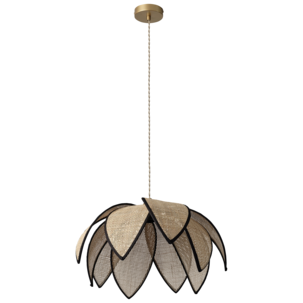 Osram Lotus Kattovalaisin rottinki 48 cm E27 ruskea